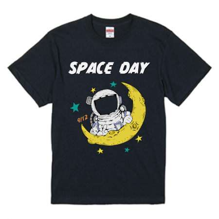 Printstar ヘビーウェイトTシャツ 【無料テンプレート】9／12宇宙の日